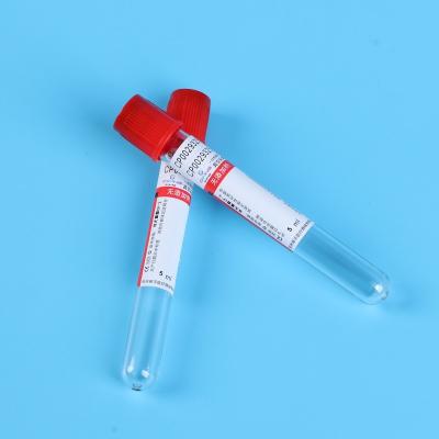 China Collect blood in a plain tube without anticoagulants，red-top tube for sale