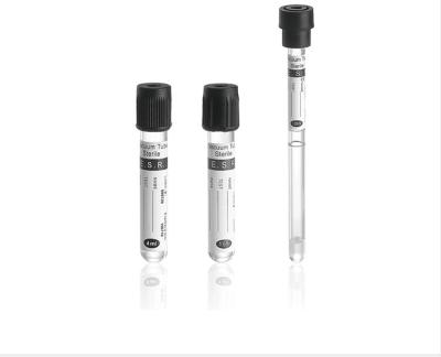 China vacuum blood colletion tube Black ESR Tube Blood Collection And Anticoagulation for sale