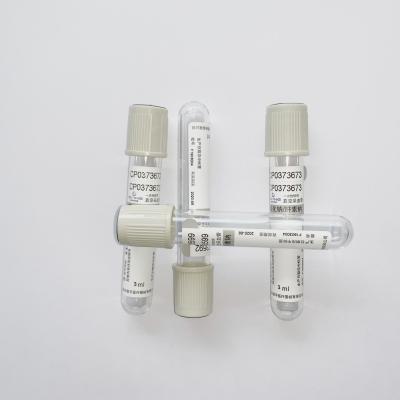 China Heparin  Grey Top Tube For Glucose Blood Sugar Tolerance  Erythrocyte Electrophoresis for sale