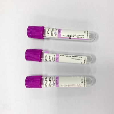 China ISO 13458 do CE do tubo do sangue da parte superior da alfazema K2/K3 do EDTA habilitado à venda