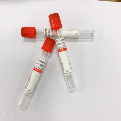 China Professional Vacuum Plain Blood Collection Tube  CE ISO 13458 Approved for sale