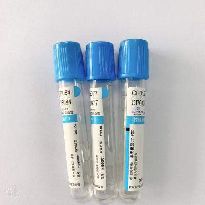 China Professional Sodium Citrate Blood Tube Laboratory Coagulation Test Use for sale