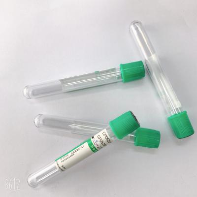 China Evacuated Blood Collection Heparin Lithium Tube 3ml / 5ml / 10ml   With Gel Separator for sale