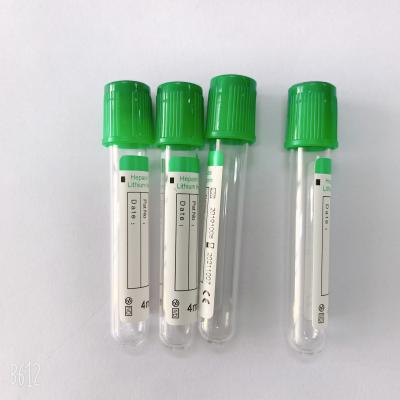 China SST Sodium Heparin Green Top Tube Non Toxic Pyrogen Free Eco Friendly for sale