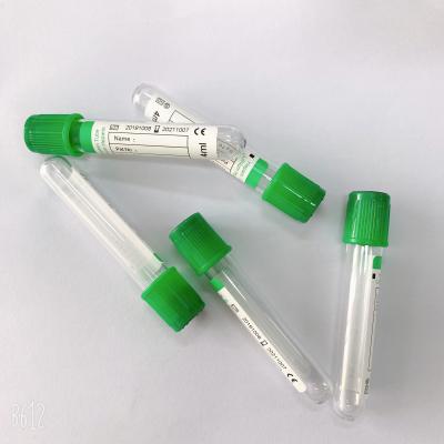 China tubo médico do sangue do citrato de sódio do tubo da heparina do lítio do sódio 3ml à venda