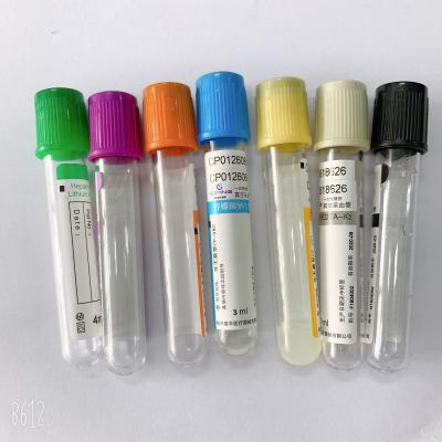 China Serum Gel Heparin Lithium Tube Sterile Blood Sample Collection Tubes for sale