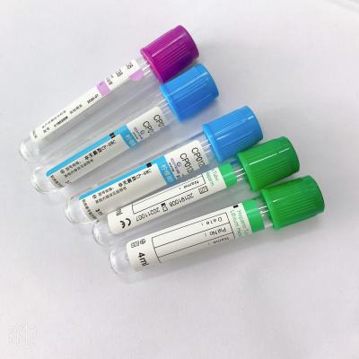 China K2 / K3 Lithium Heparin Tube With Gel Separator Pyrogen Free for sale