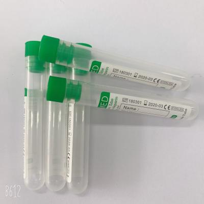 Chine CE stérile ISO13485 de tubes de collection de sang d'EDTA de plasma de sérum diplômée à vendre