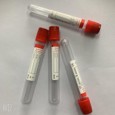 China 16X100 10ML ISO13485 Bd vacuum blood colletion tube Serum Tubes for sale