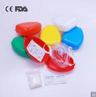 China Medical PVC Disposable CPR Mask CE FDA Approved Mouth To Mouth for sale