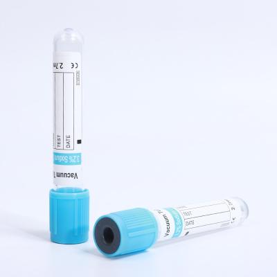 China 4ml Vacuum Blood Collection Tube 3.2% Sodium Citrate For Coagulation Test for sale