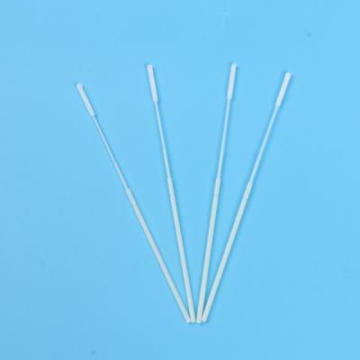 China Sterile Nasopharyngeal Nasal Swab PA66 Nylon Flocked With Breakpoint for sale