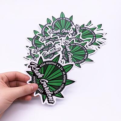 China Wholesale Waterproof+Eco-friendly Custom Vinyl Brand Die Cut Printed Label Car Bumper Sticker for sale