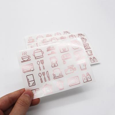 China Custom Waterproof+Eco-friendly Adhesive Sheet Planner Kiss Cut Sticker Wholesale Printing Sheet for sale