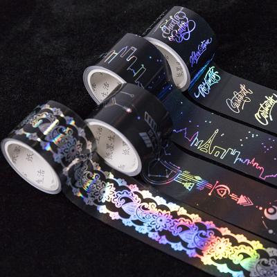 China Waterproof Laser Hologram Washi Tape Maker , Personalizado Custom Holographic Washi Tape for sale