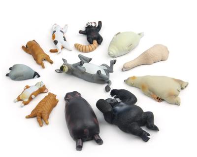 China Shape Cute Mini Sleeping Animal Kitchen Toy Decor Fridge Dog Ornament Magnets Set for sale