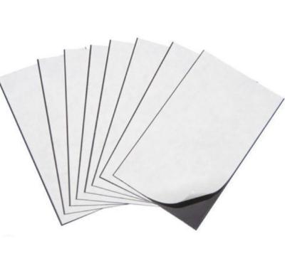 China Industrial Strong Magnet Rubber Magnetic Paper A4 Sheet With Adhesive for sale