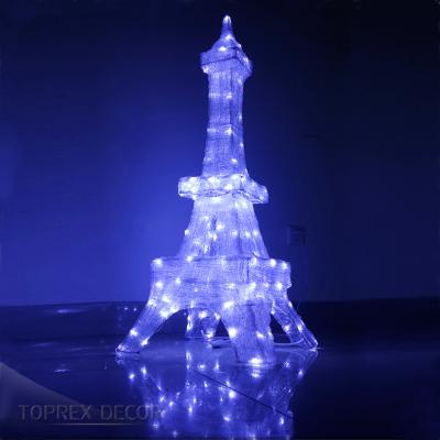 China Eiffel Tower LED Eiffel Tower Light 3D Christmas Pattern Light for Holiday for sale