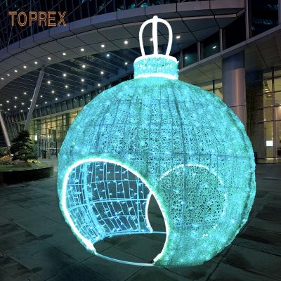 China Programmable Fast Delivery Customs Service Festival Decor IP65 Waterproof Acrylic 3d Ball Pattern Light for sale