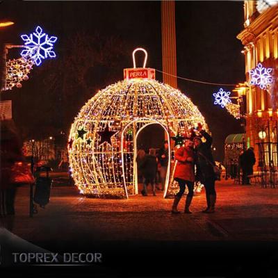 China Import LED Chip Round Ball Waterproof Decorative Led Outdoor Light for sale