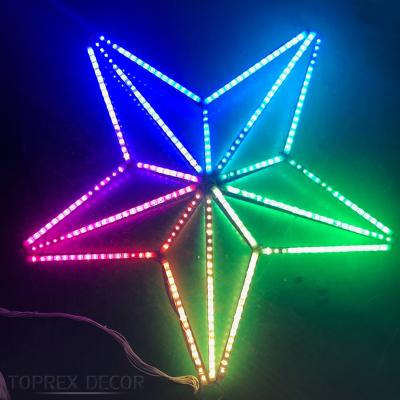 China Color Changing Color Changing Large Christmas Decorative Led Star Light for sale