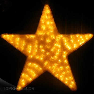 China Best Quality Indoor And Outdoor Wall Decor Star Pattern Outdoor Led Christmas Acrylic Star for sale