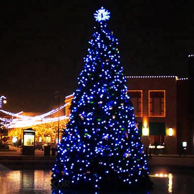 China Brightly Firm Hotel Outdoor Light Chain Giant Led Christmas Tree for sale