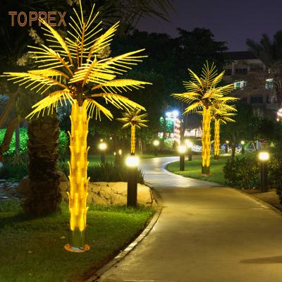 China Hot sale Motify tree highly waterproof design ip65 long life span led artificial light palm tree for sale