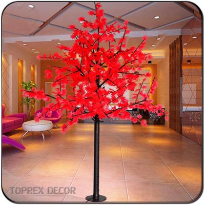 China Motify Tree Wholesale Customized Christmas Decoration All Color Rust Proof Artificial Maple Tree Lights for sale