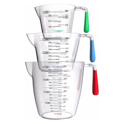 China Viable Hot Sale 200ML/400ML/900ML Kitchen Food Grade Kitchen Measuring Cups Viable Hot Liquid Quart Measuring Tool for sale