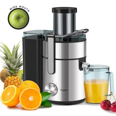 China Commercial Automatic Electric Citrus Juicer Large Mouth Masticating Slow Juicer Cold Press for sale