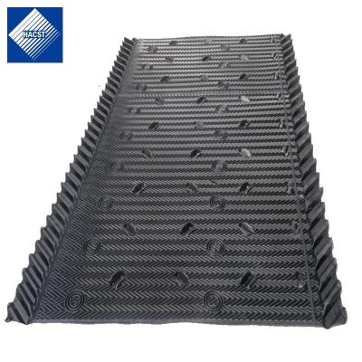 China Black Building Material Stores PVC 305&610mm Cooling Tower Fills For CCB Cooling Tower for sale