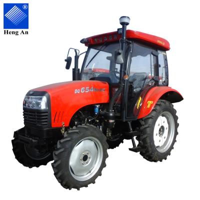 China High quality universal farm tractor 60hp 4wd 604 wheel cab enclosed farm tractor 604 for sale for sale