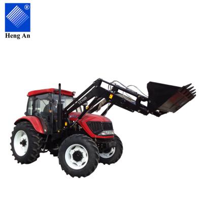 China Farm tractor farm tractor with 100hp 4wd wheel 6 cylinder diesel engine in cheap price for sale