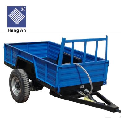 China Farm Garden Tractor Mini Farm Garden Tractor Mounted Single Axle Dump Trailer Engine For Sale for sale