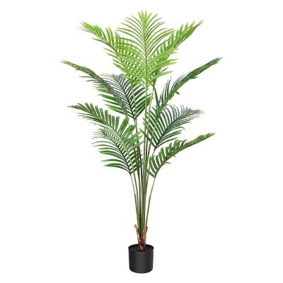 China Hot Sale Plastic Artificial Palm Tree For Garden Decor 150cm Artificial Palm Plants On Sale Mall for sale