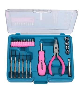 China 24 pcs mini tool set ,with pliers ,sockets,precision screwdrivers . for sale