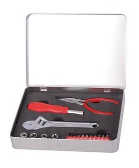 China 18 pcs mini tool set ,with pliers ,sockets, screwdriver bits ,wrench . for sale