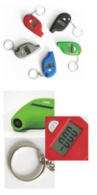 China tire gauge with key ring for sale