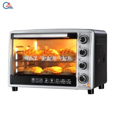 China Easy Operation in Bakery Convection Toasters and Pizza Bakery Air Fryer Running Gloves Baking Electric Pizza Ovens for sale