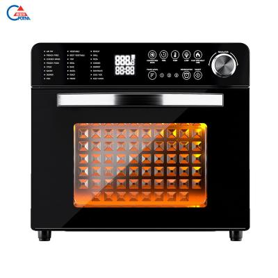 China New Design Quality Air Fryers Home Oven Commercial Premium Electric Fryer Digit Hot Digital 25L Toaster Air Fryer Oven for sale