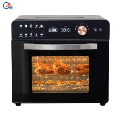 China Countertop Convection Home Air Oven Commercial Low Fat Smart Basket No Oil Digital Deep Electric Air Fryer Toast Oven for sale