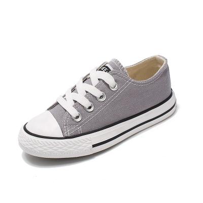 China Fashion Children Canvas Kids Shoes Classic Anti-slippery Low-cut Lace-up Sports Shoes for sale