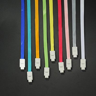 China Office Factory Supply Flat Office 10mm Lanyard With Customized Color Popular Lanyard for sale