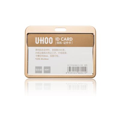 China Fashion UHOO 2022 High Quality Aluminum Alloy ID Card Holder for sale