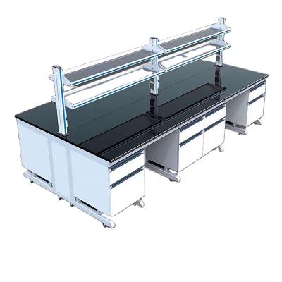 China Modern Tabletop Physics Metal Lab Equipment Workbench Medical Laboratory Chemistry Workbench Steel Table for sale