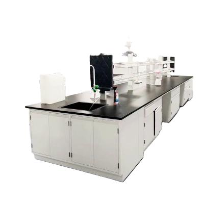 China Modern Tabletop Physics Metal Lab Equipment Workbench Medical Laboratory Chemistry Workbench Steel Table for sale