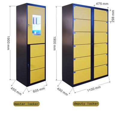 China Modern Smart Locker Supermarket Smart Storage Locker Electronic Parcel Locker for sale