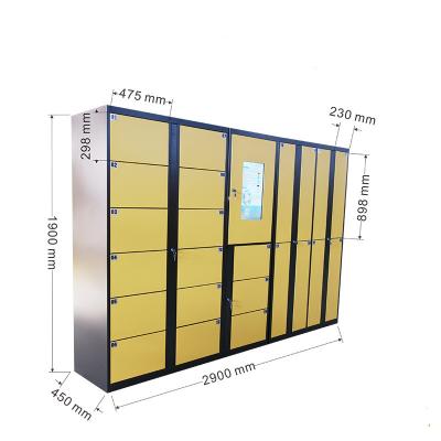 China Postal Service Modern Outdoor Smart Washing Wardrobe Locker Laundry Cabinet Smart Parcel Delivery Locker for sale