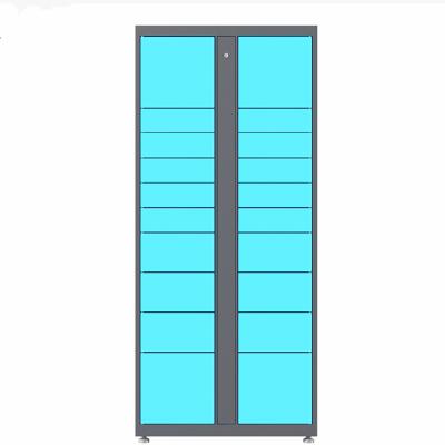 China Galvanized Smart Fast Delivery Box Locker Cabinet Safe Sheet Outside Parcel Delivery Locker With Vice Locker for sale